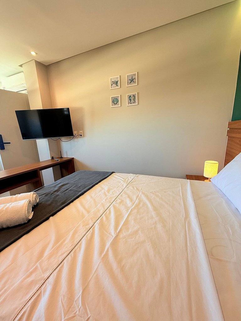 Estilo e leveza a 300m da praia - Stella Studio