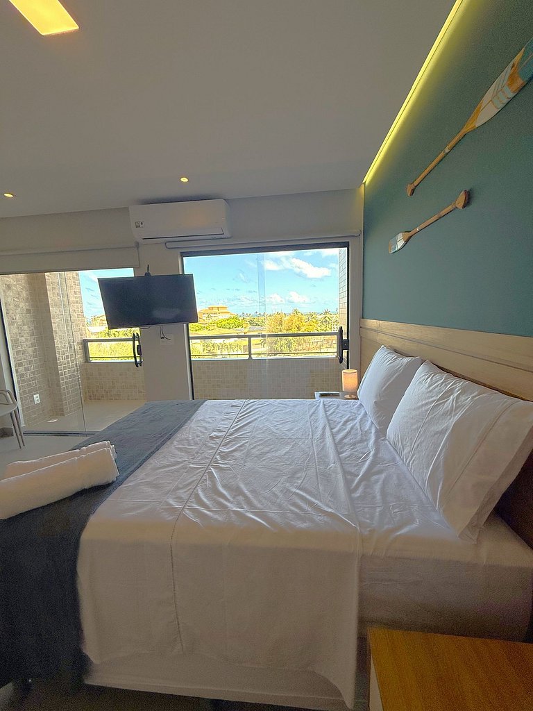 Estilo e leveza a 300m da praia - Stella Studio