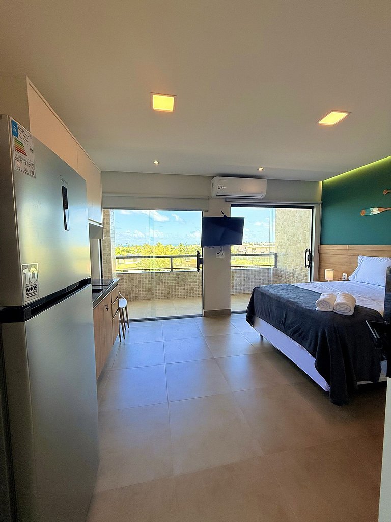 Estilo e leveza a 300m da praia - Stella Studio