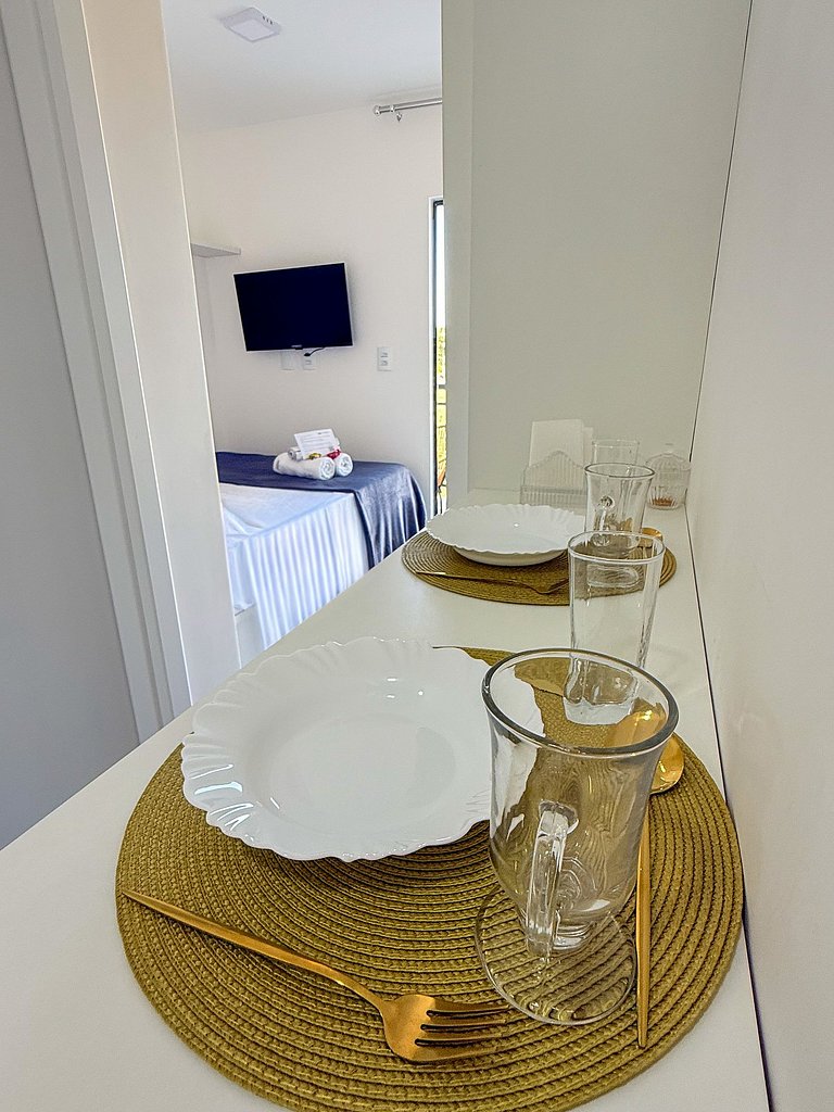 Estúdio lindo e moderno próximo da praia - CL208