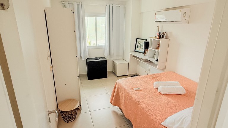 Apartamento de 1 Dormitorio con Balcón en Atlântico Porto Re