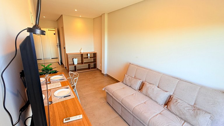 Estilo e leveza a 300m da praia - Stella Studio