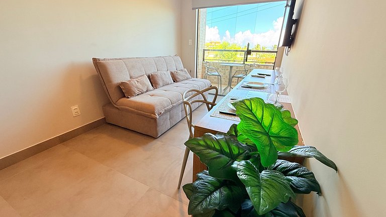 Estilo e leveza a 300m da praia - Stella Studio