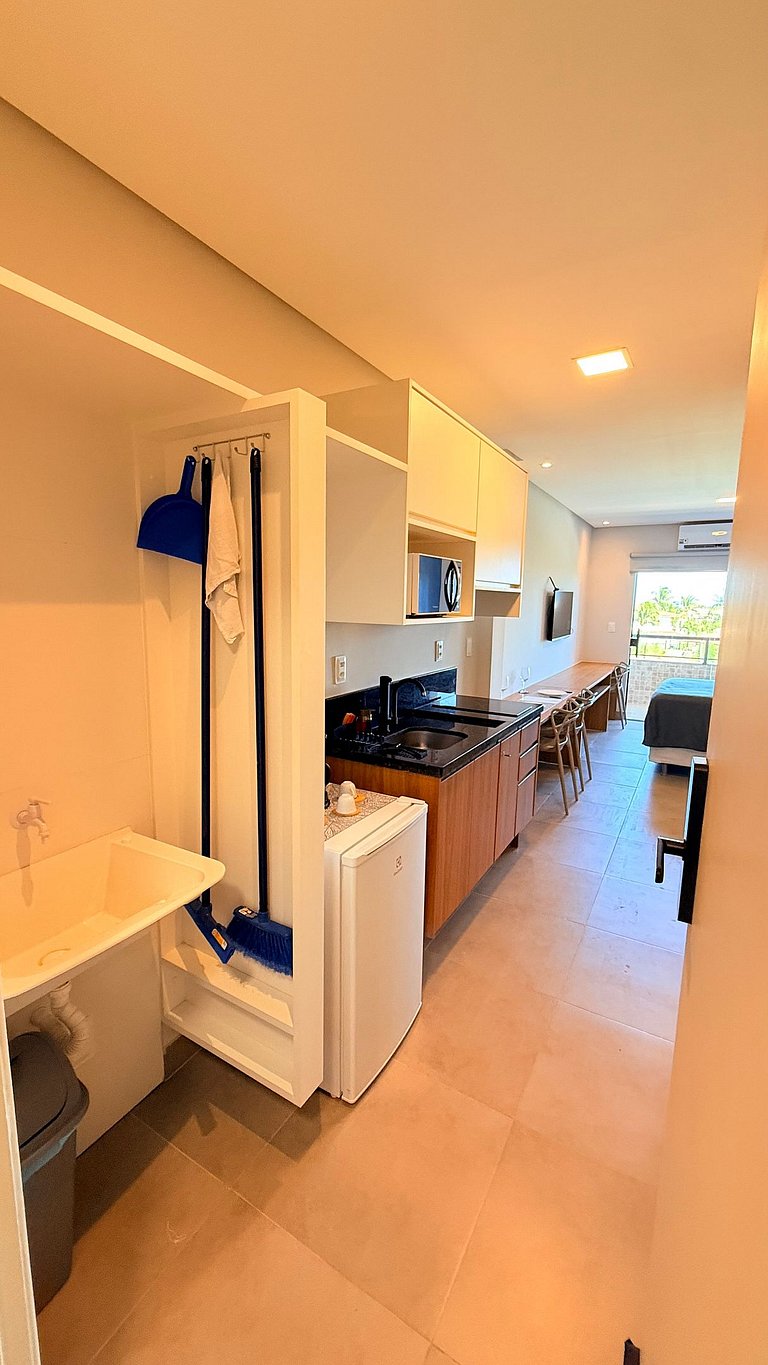 Estilo e leveza a 300m da praia - Stella Studio