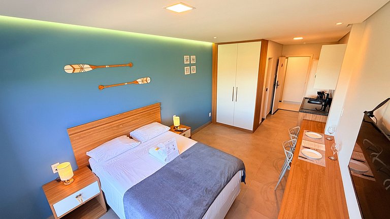 Estilo y ligereza a 300m de la playa Stella Studio