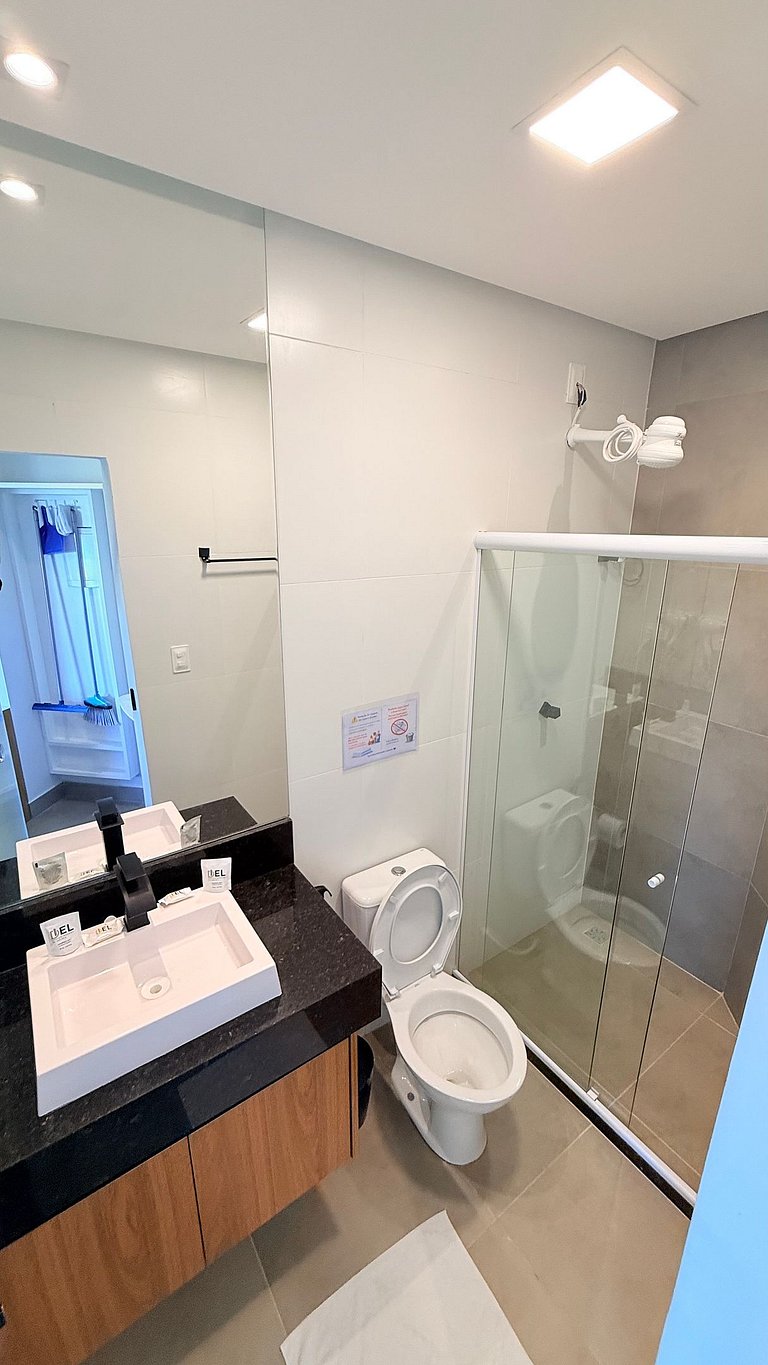 Estilo e leveza a 300m da praia - Stella Studio